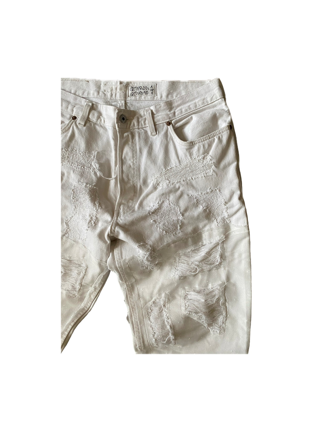 White Resurge jeans