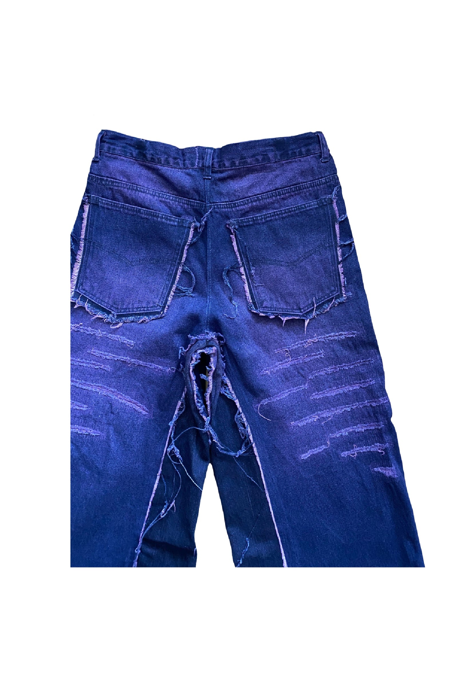 Purple Scar jeans