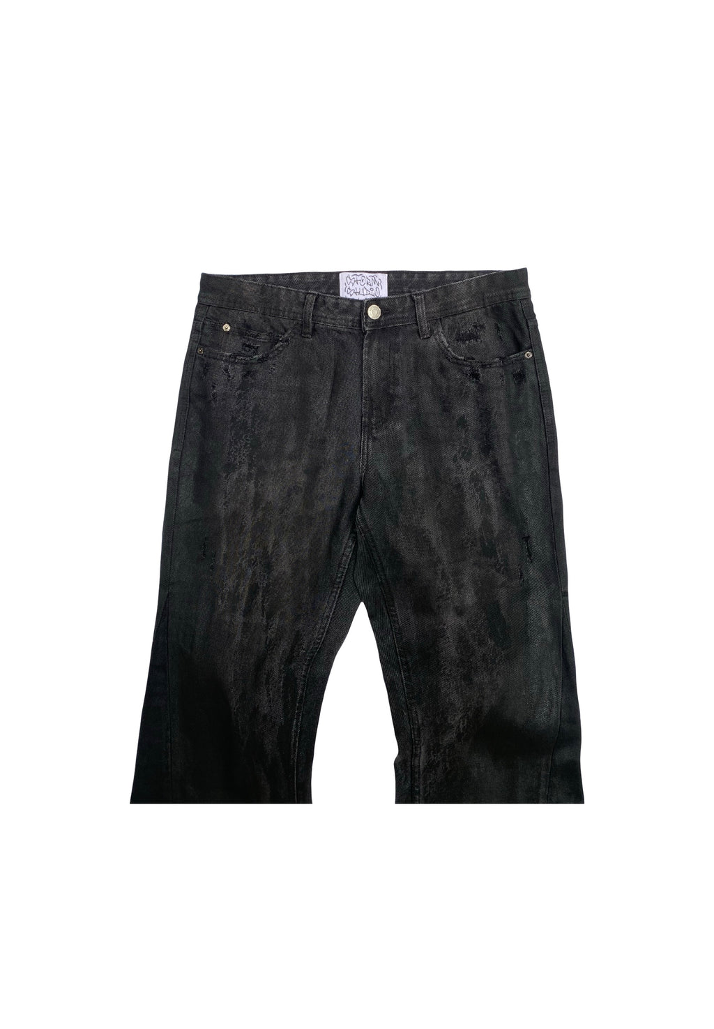 Half Oil spill jeans