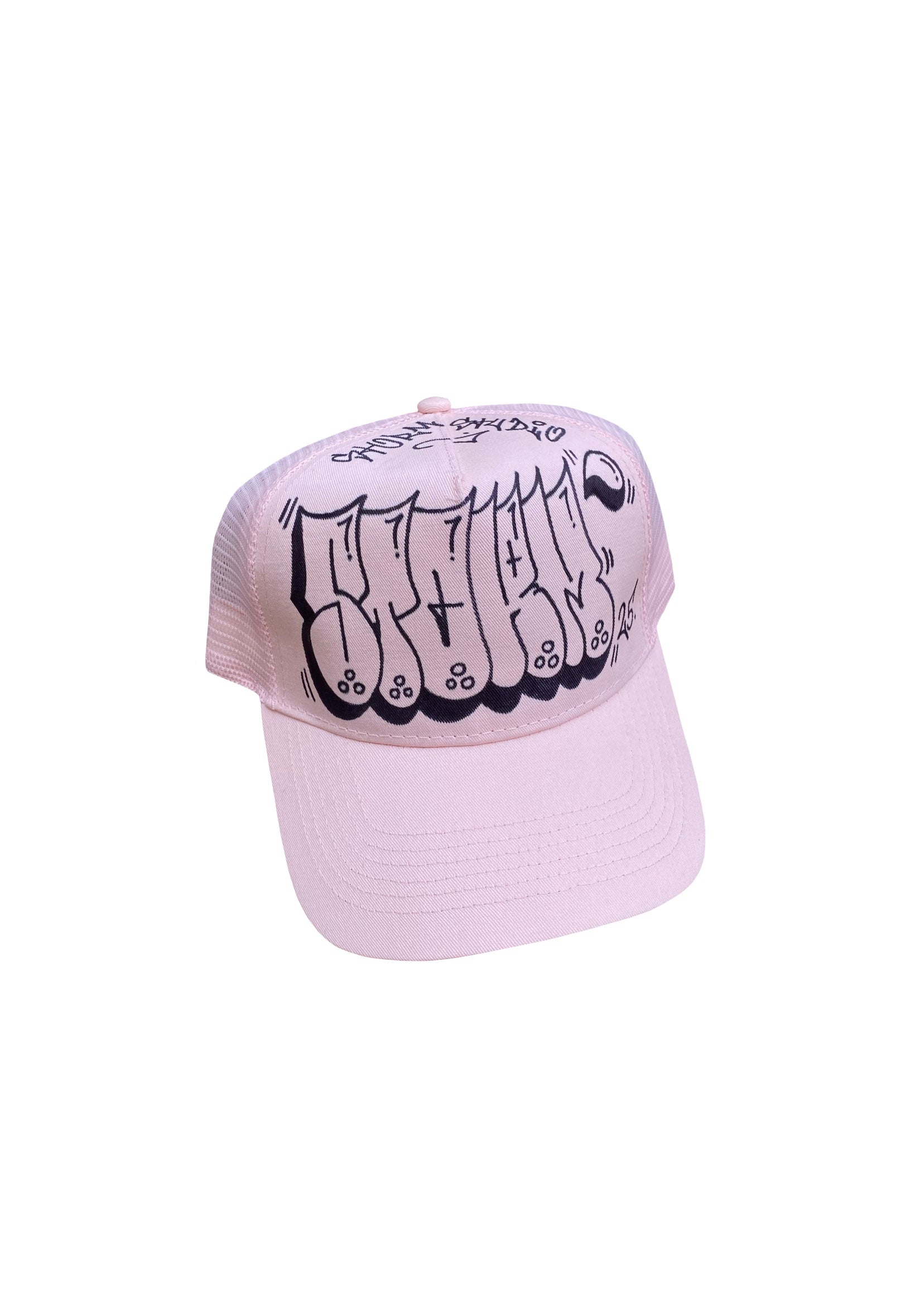 Throw-up trucker cap