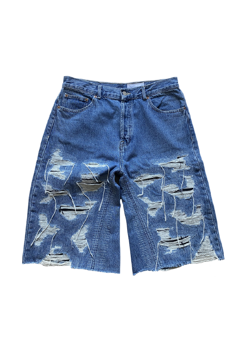 Distressed jorts