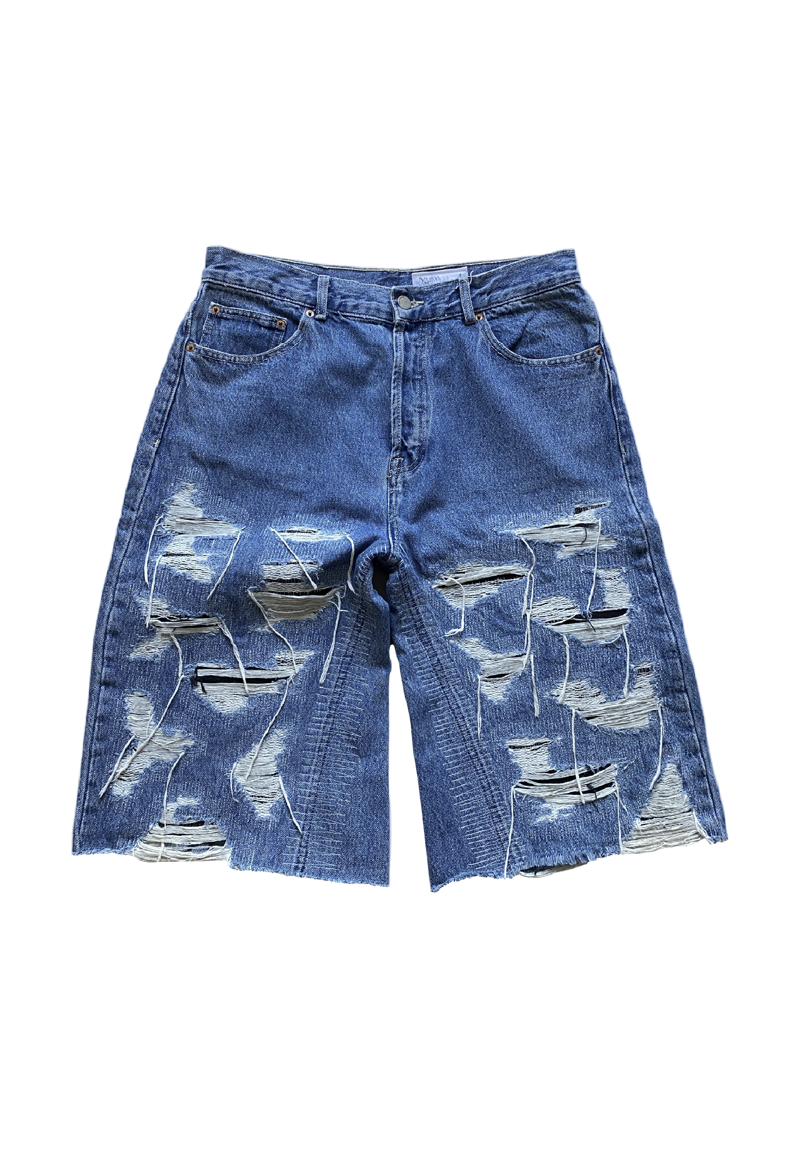 Distressed jorts