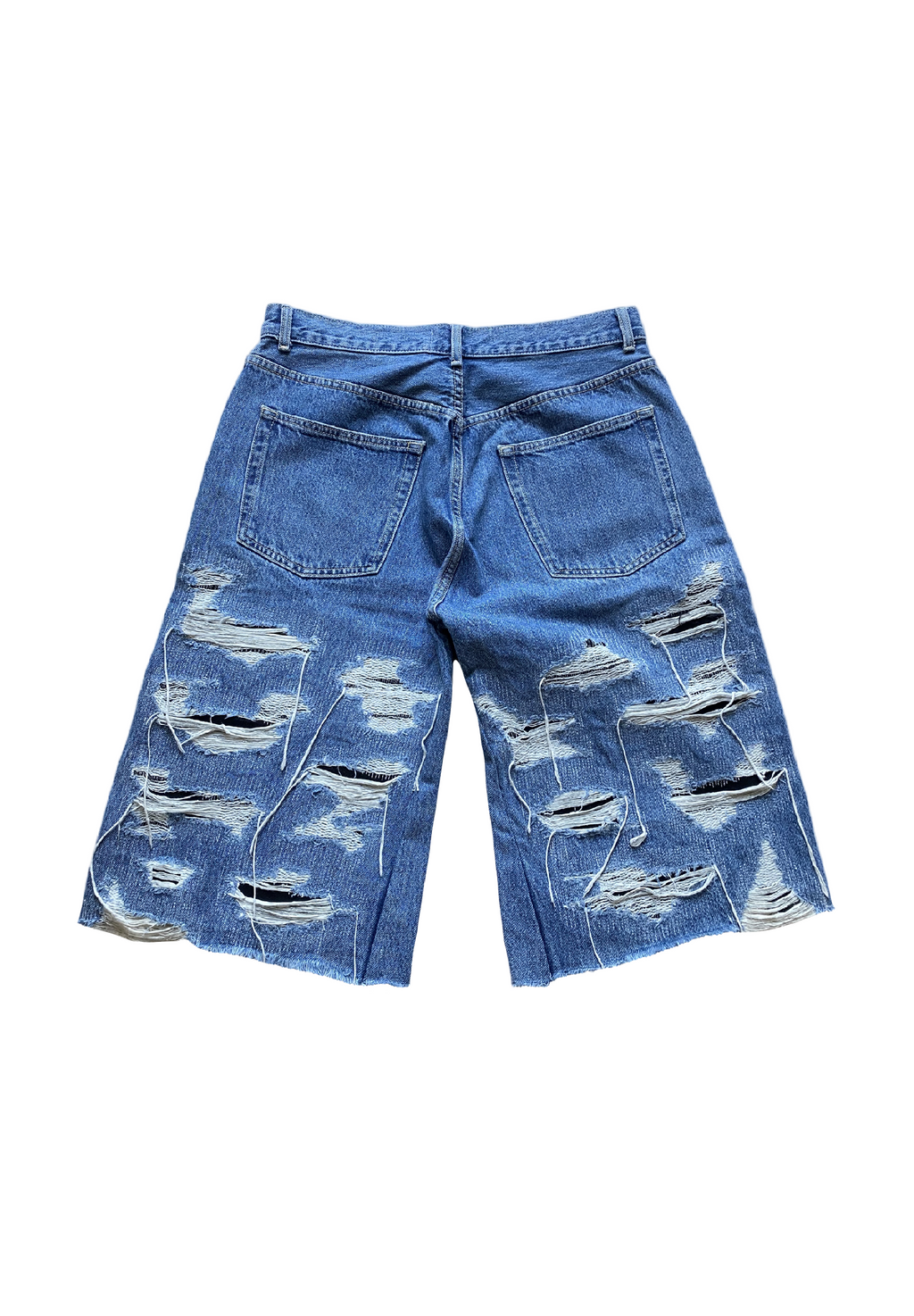 Distressed jorts