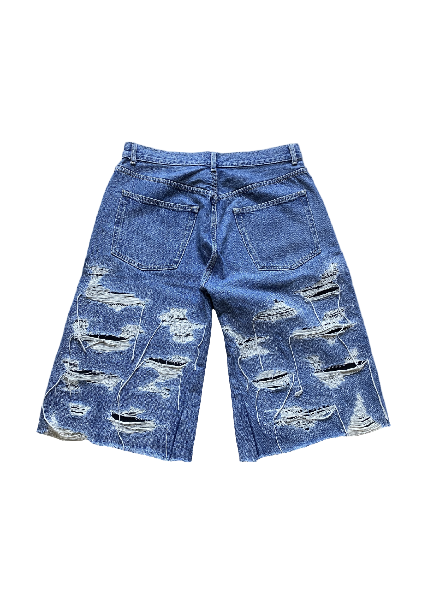 Distressed jorts