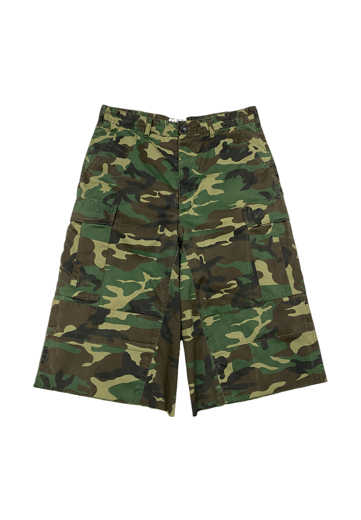 Woodland camo shorts