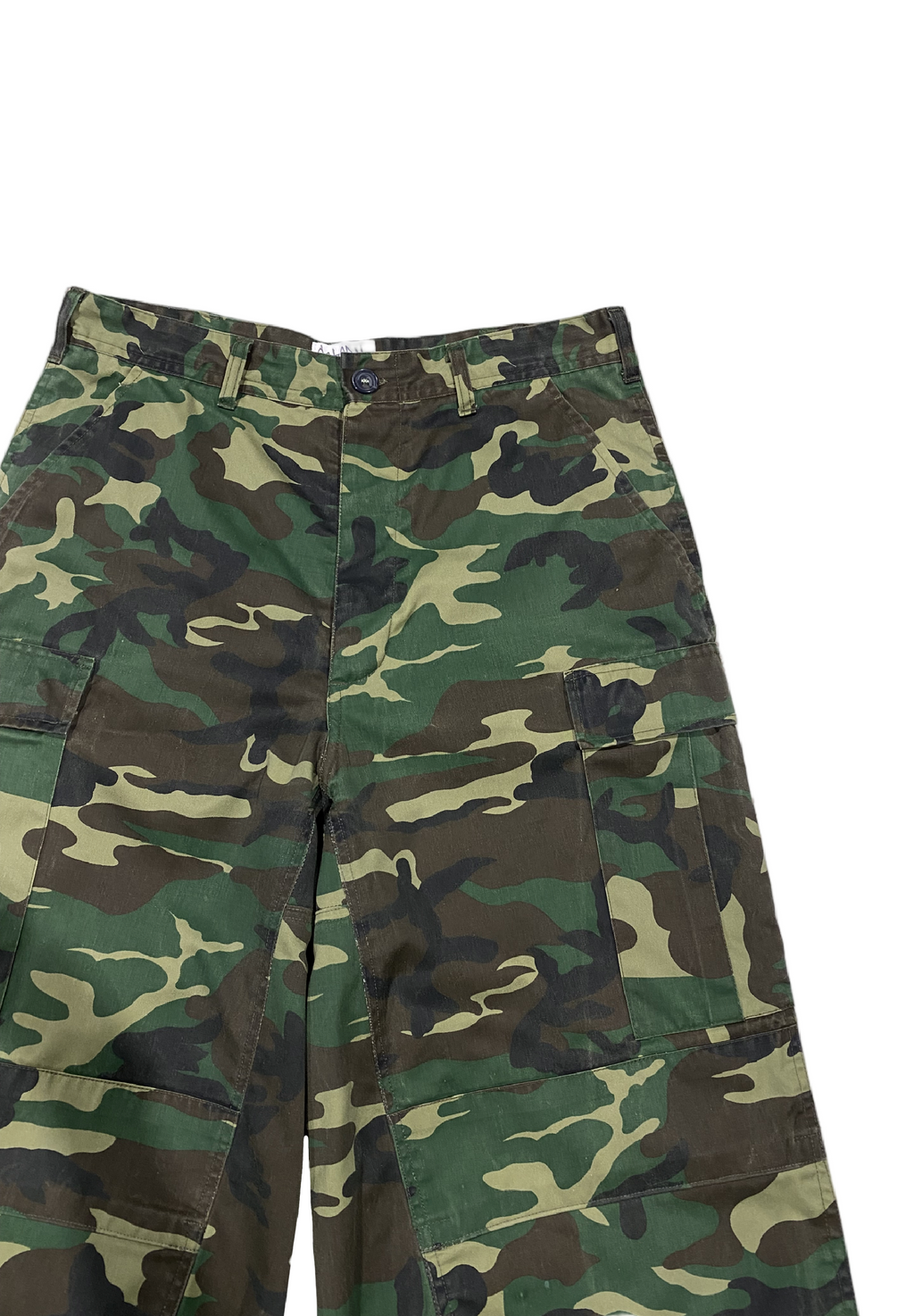 Woodland camo shorts