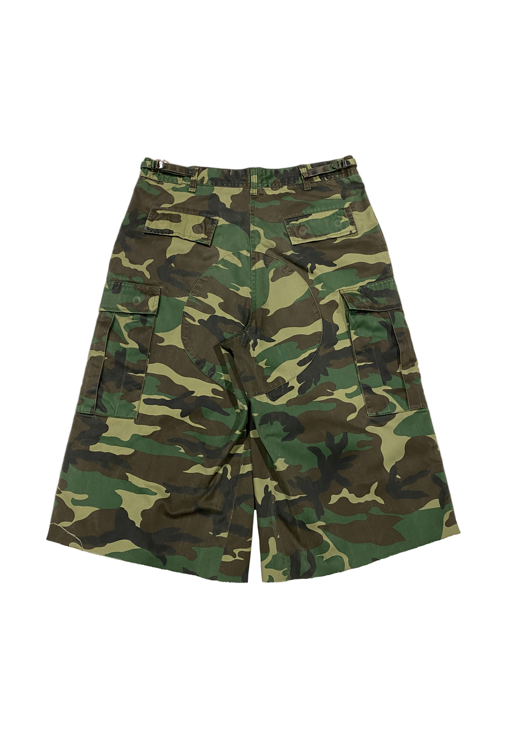 Woodland camo shorts