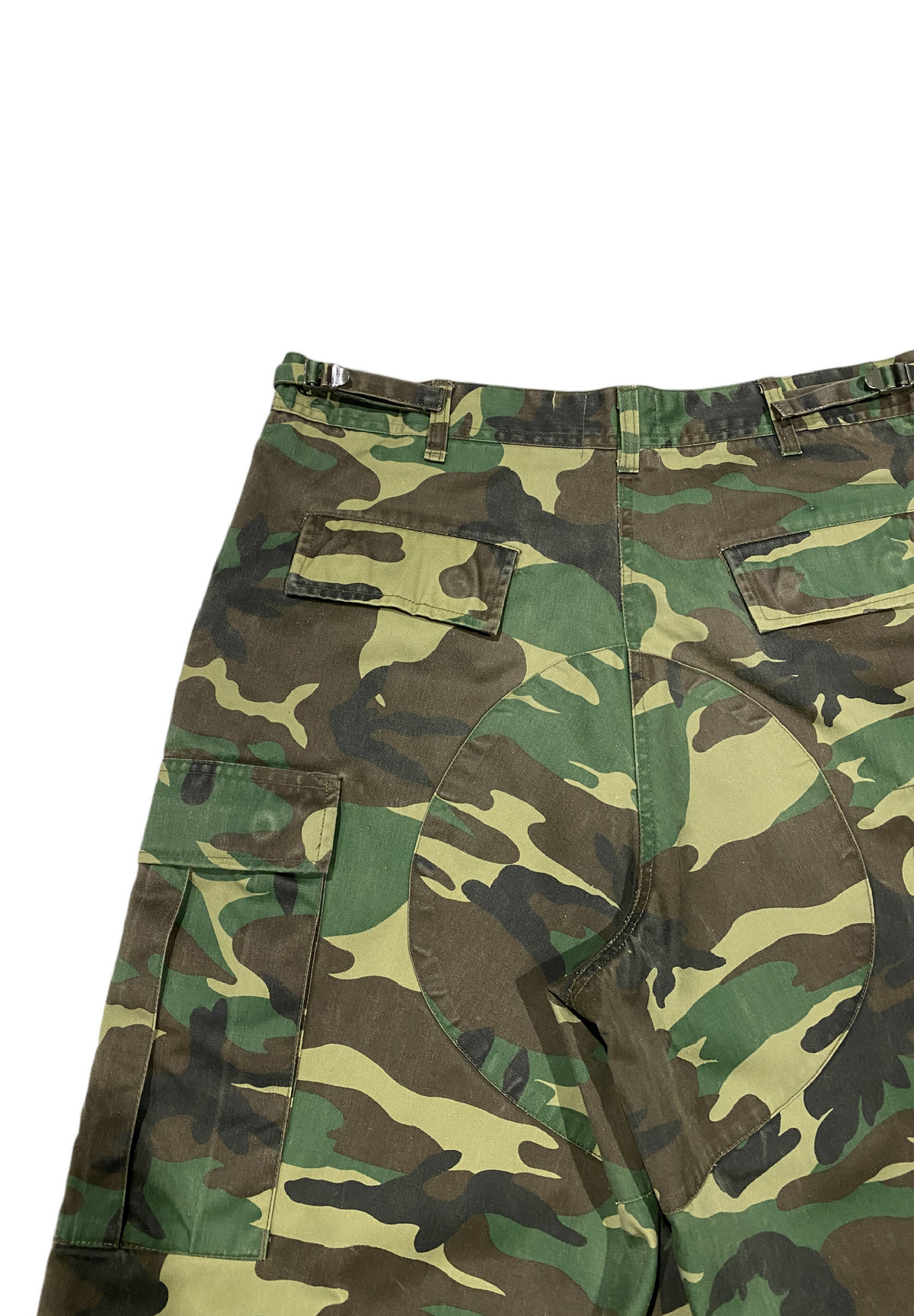 Woodland camo shorts