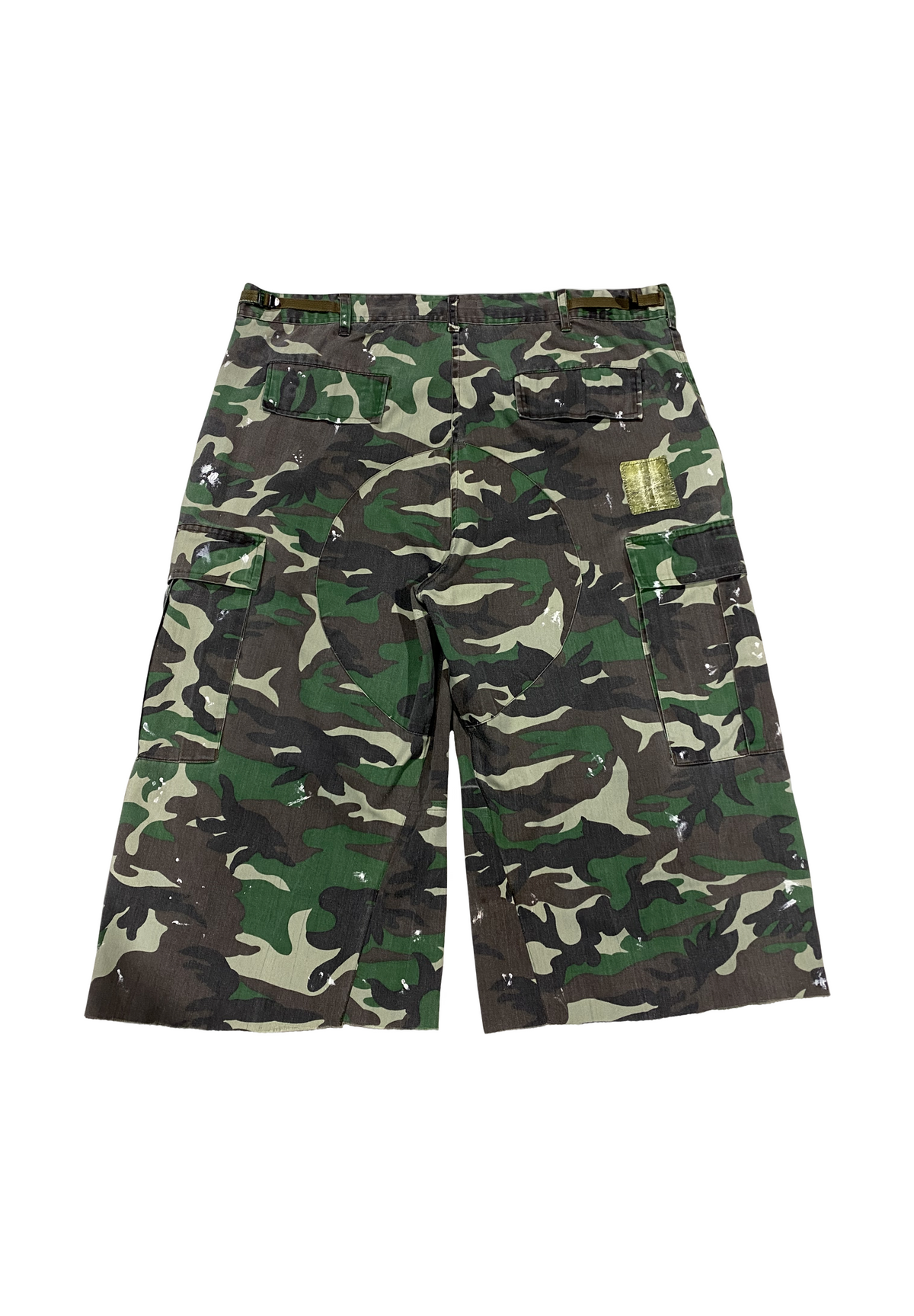 Faded Woodland camo shorts