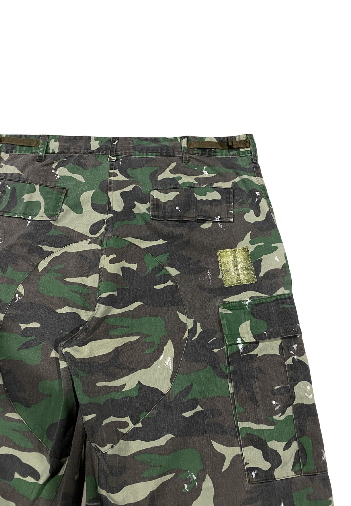 Faded Woodland camo shorts